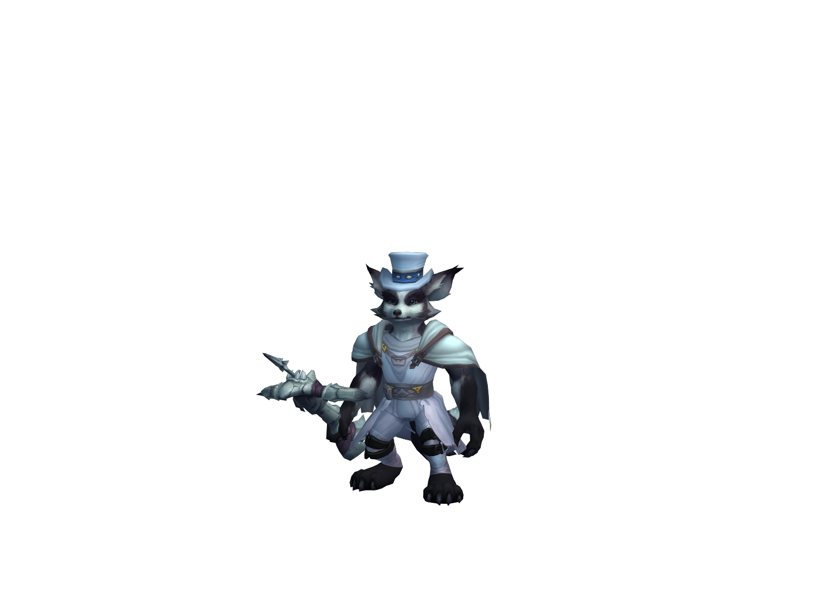 Trashpandahl 3D character render