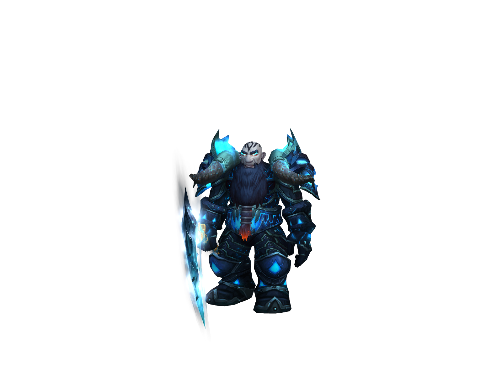 Dwalin 3D character render
