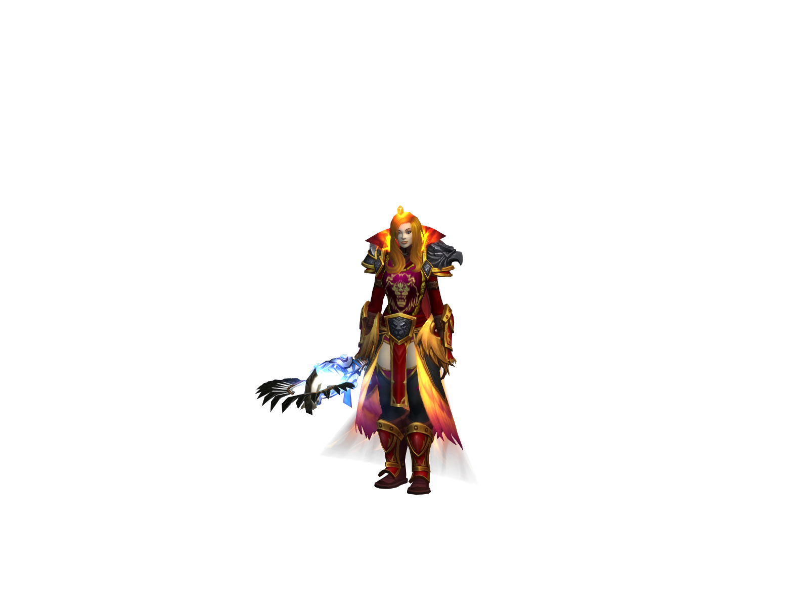 Thialia 3D character render