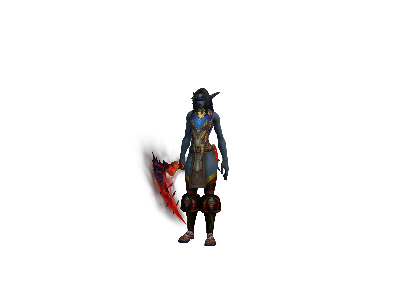 Catclaw 3D character render
