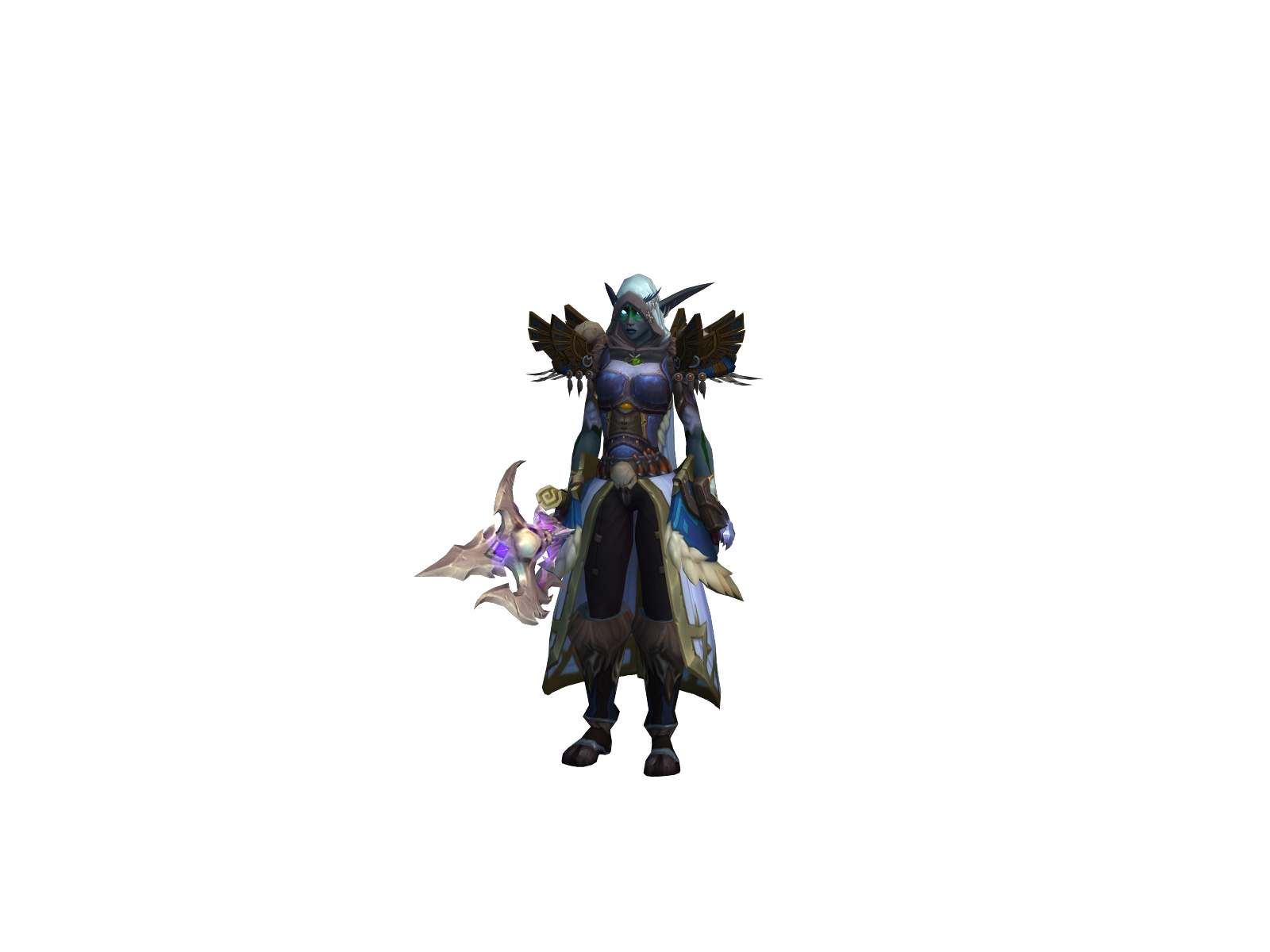 Melaydhrin 3D character render