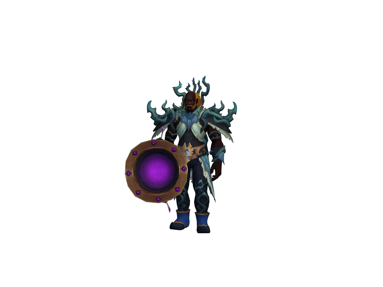 Mywarlöck 3D character render