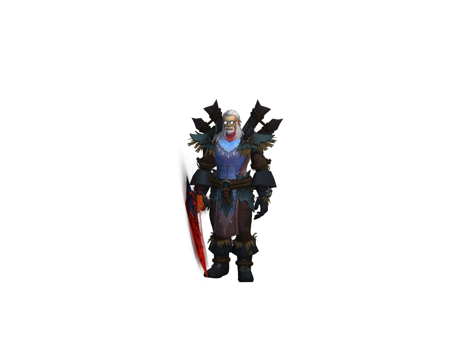 Militianul 3D character render