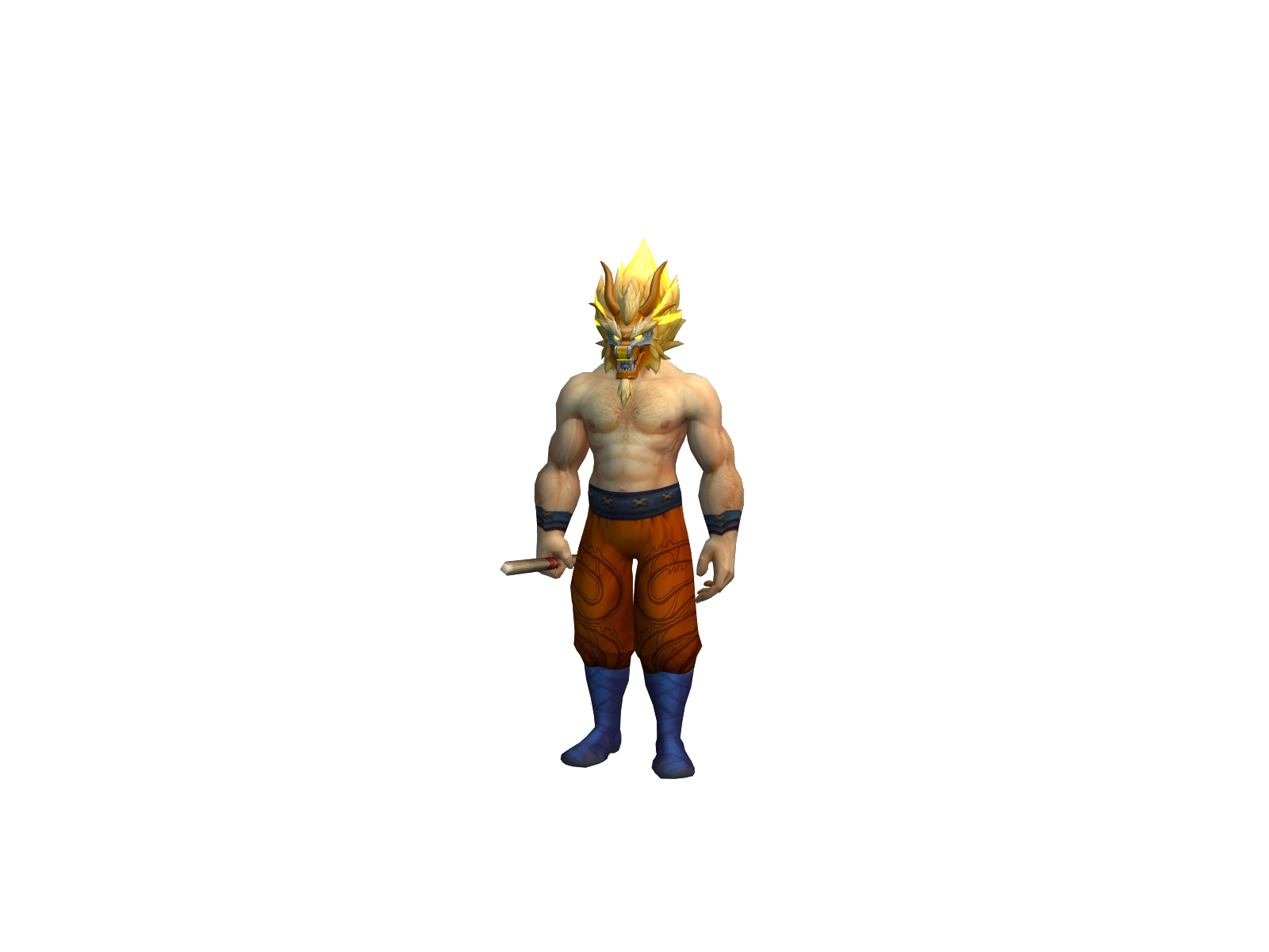 Gokusaiyan 3D character render