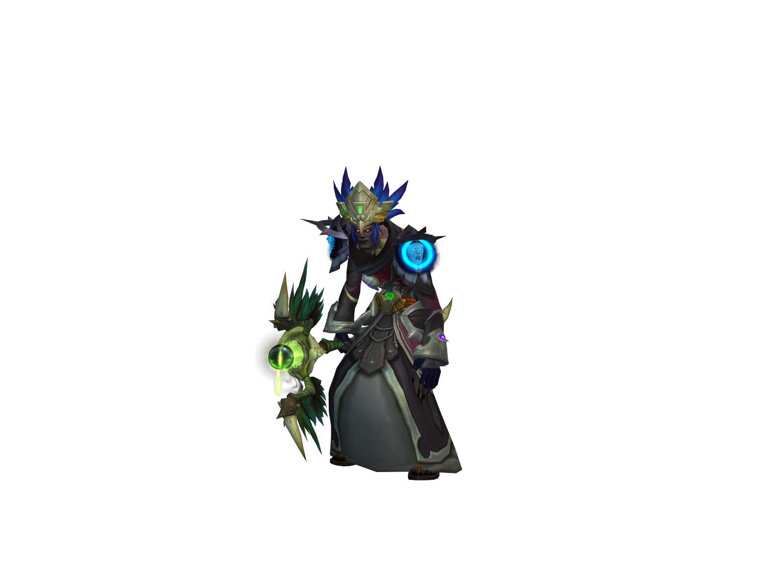 Zelidan 3D character render