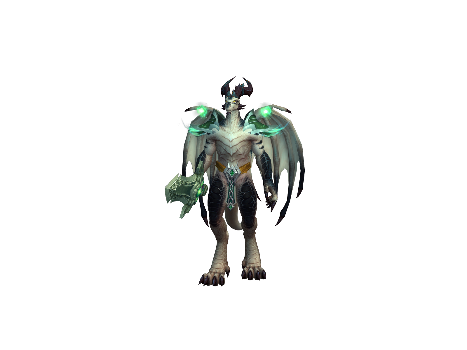 Lizardneck 3D character render