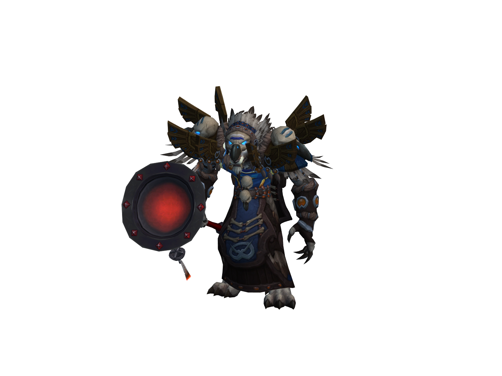 Mjukisdjuret 3D character render