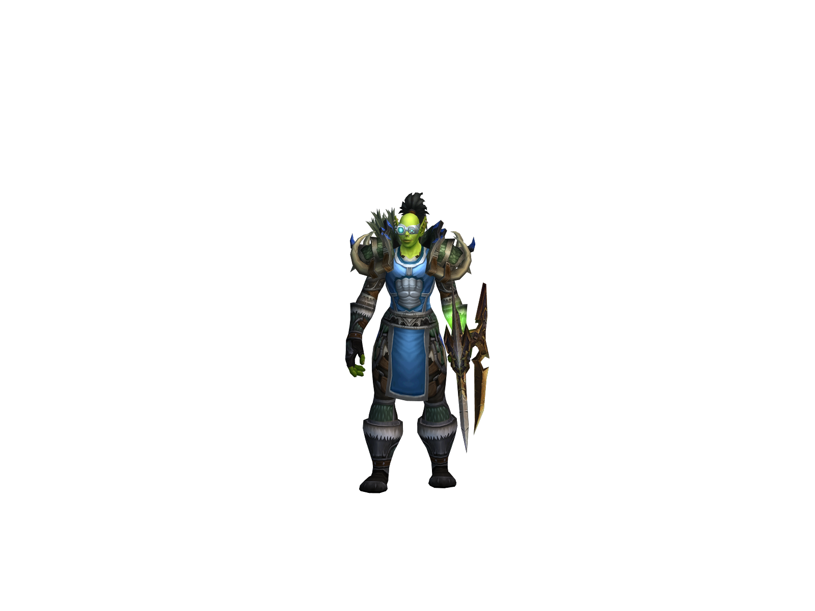 Unsuffered 3D character render