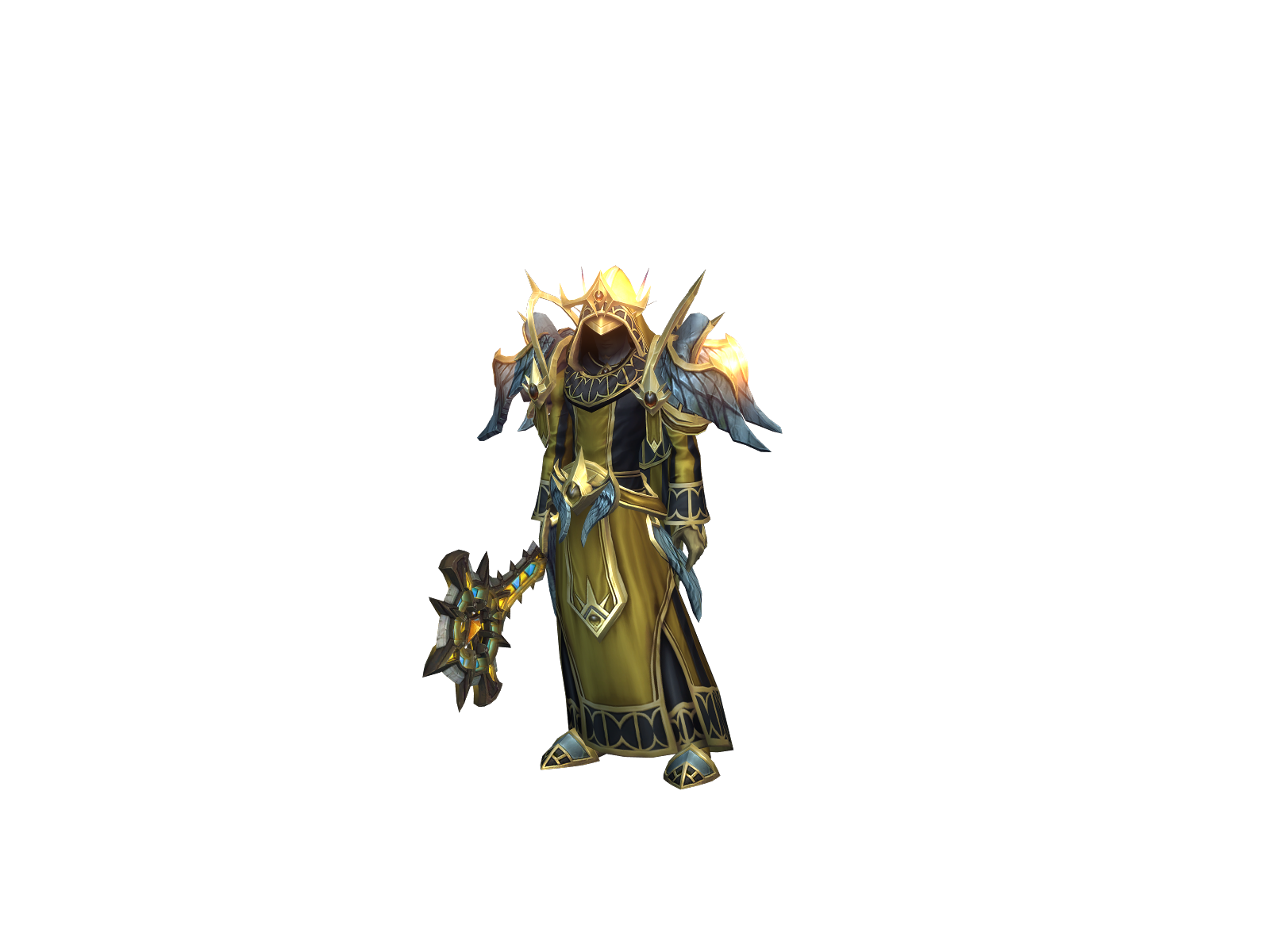 Presturinn 3D character render