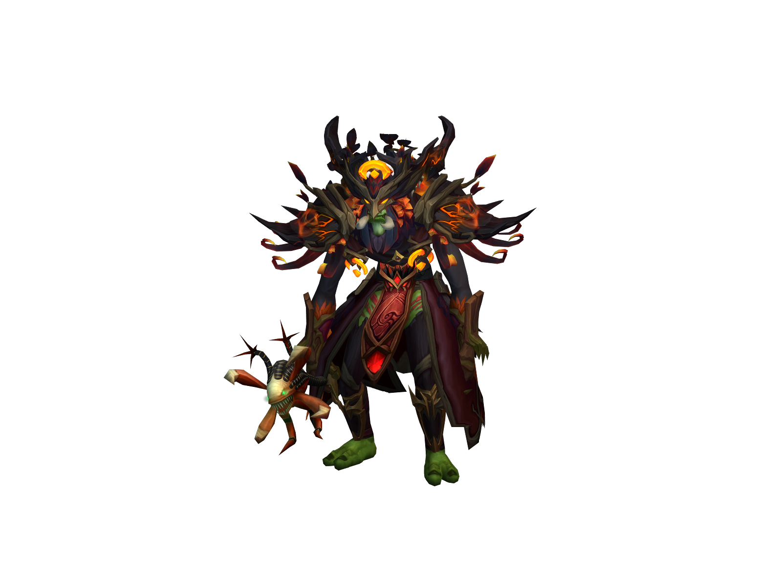 Yamaan 3D character render