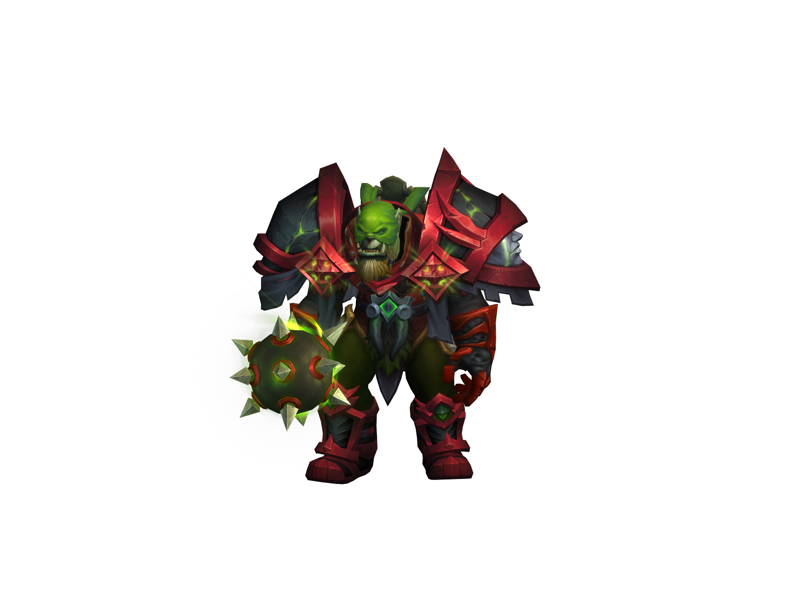 Mokerorc 3D character render