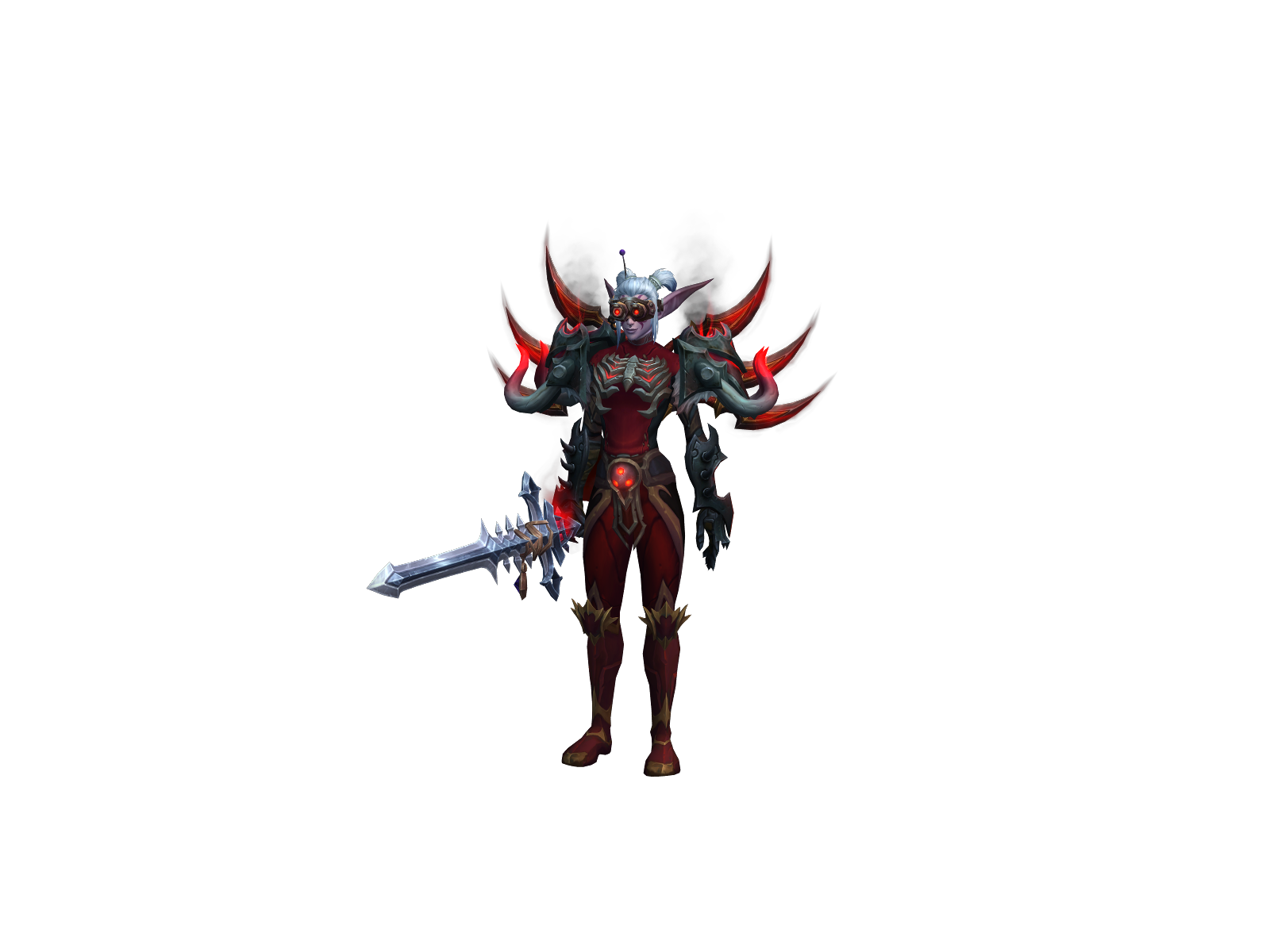 Aegistride 3D character render