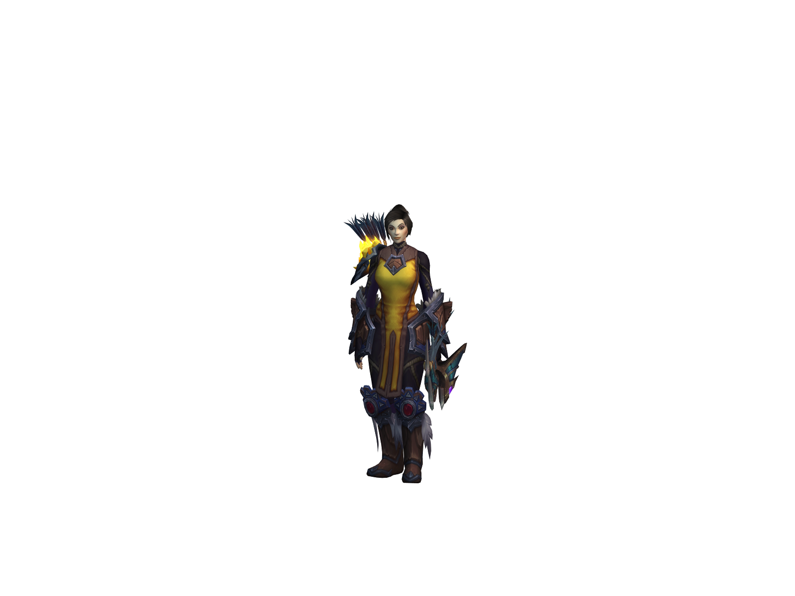Hugart 3D character render