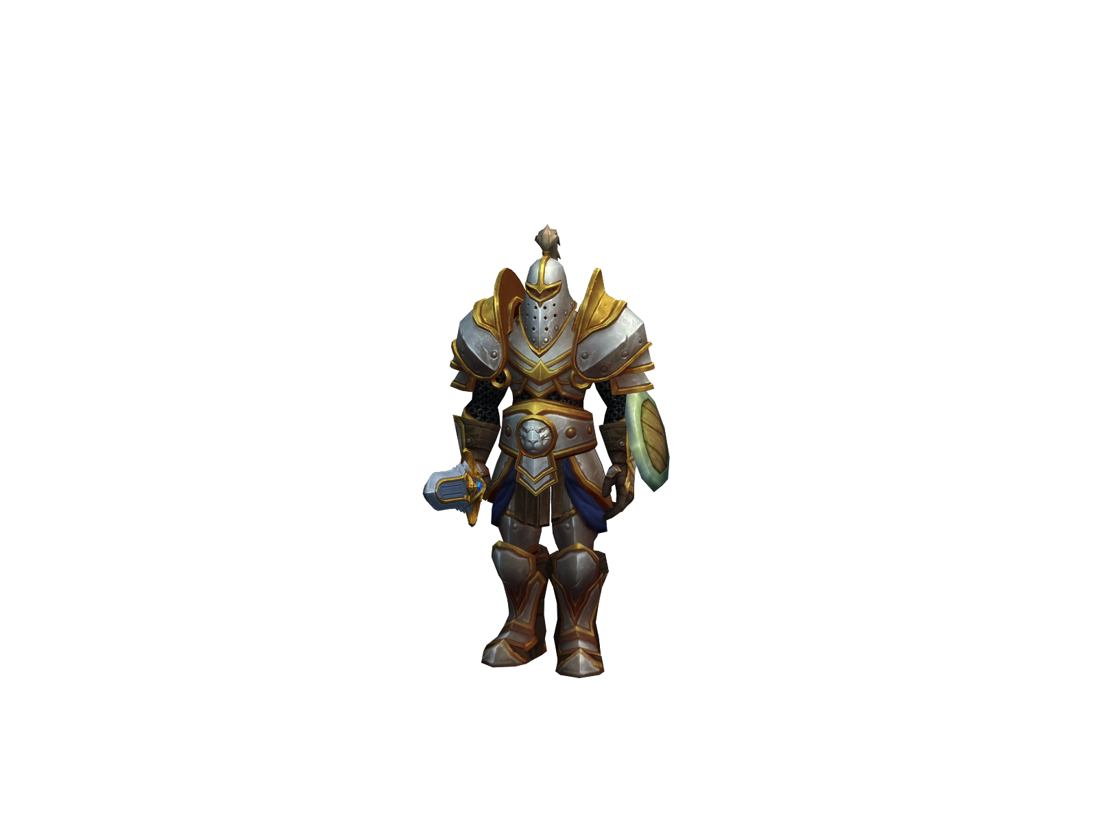 npaladin 3D character render