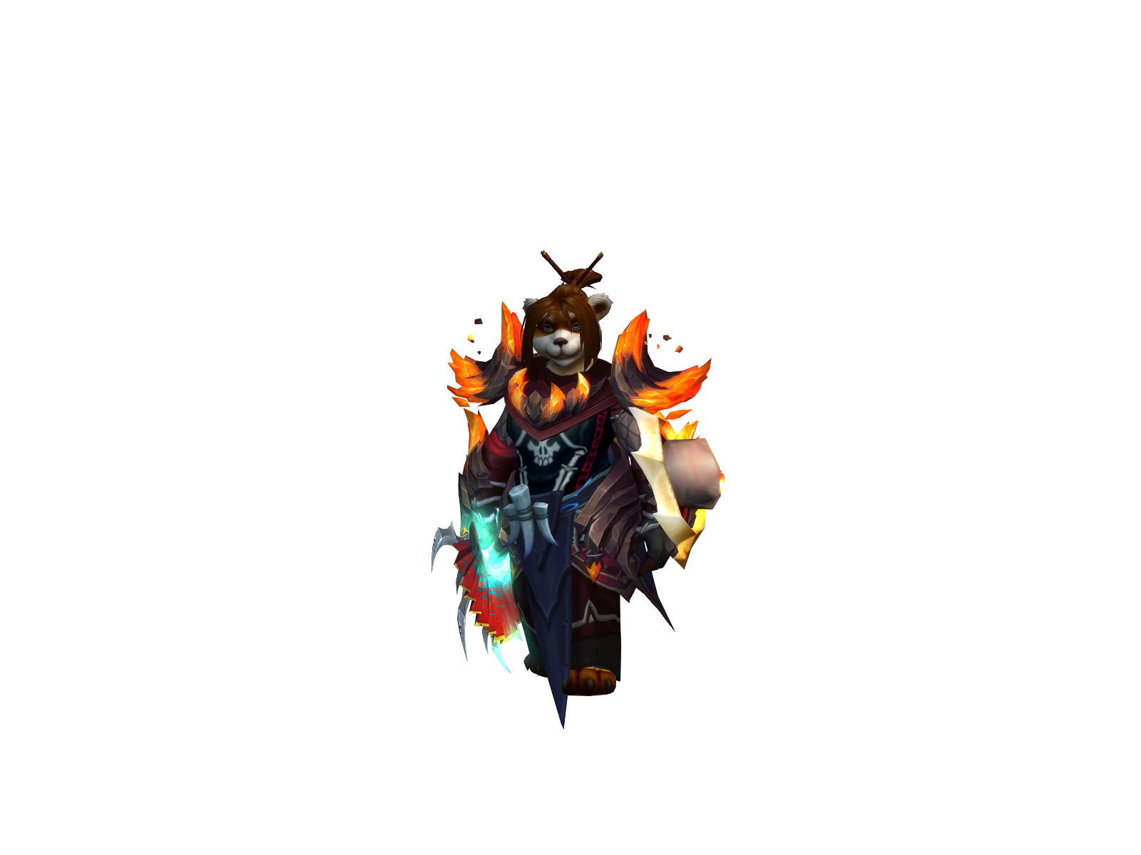 Navyblue 3D character render