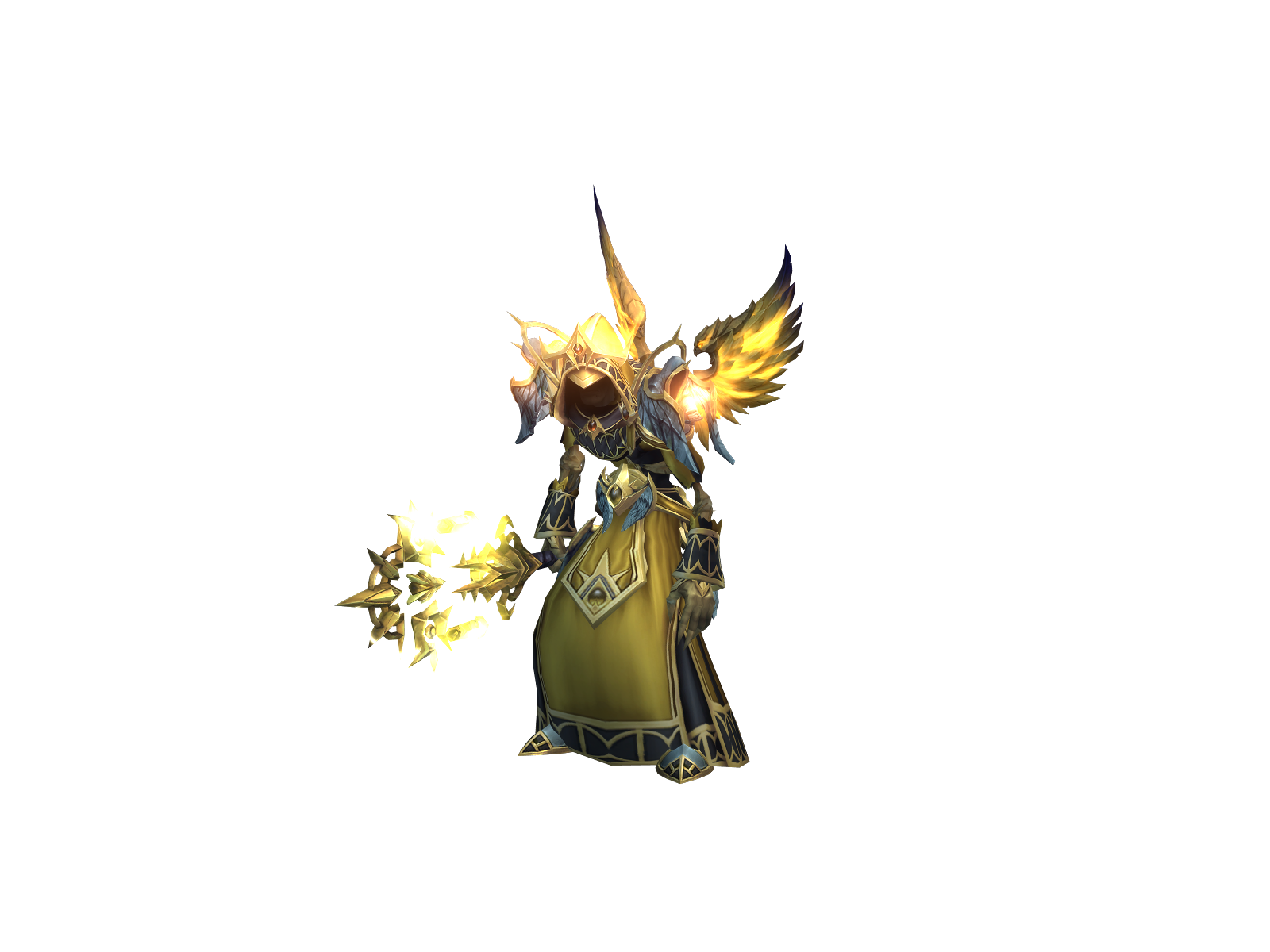 shielded 3D character render