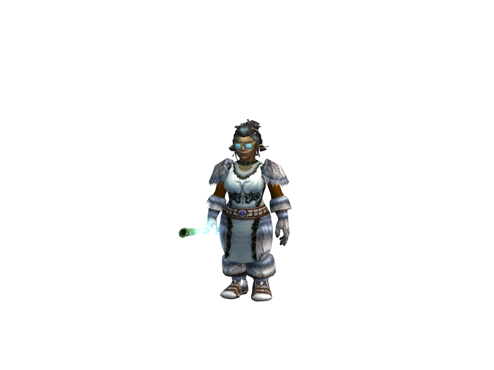 Rainglow 3D character render