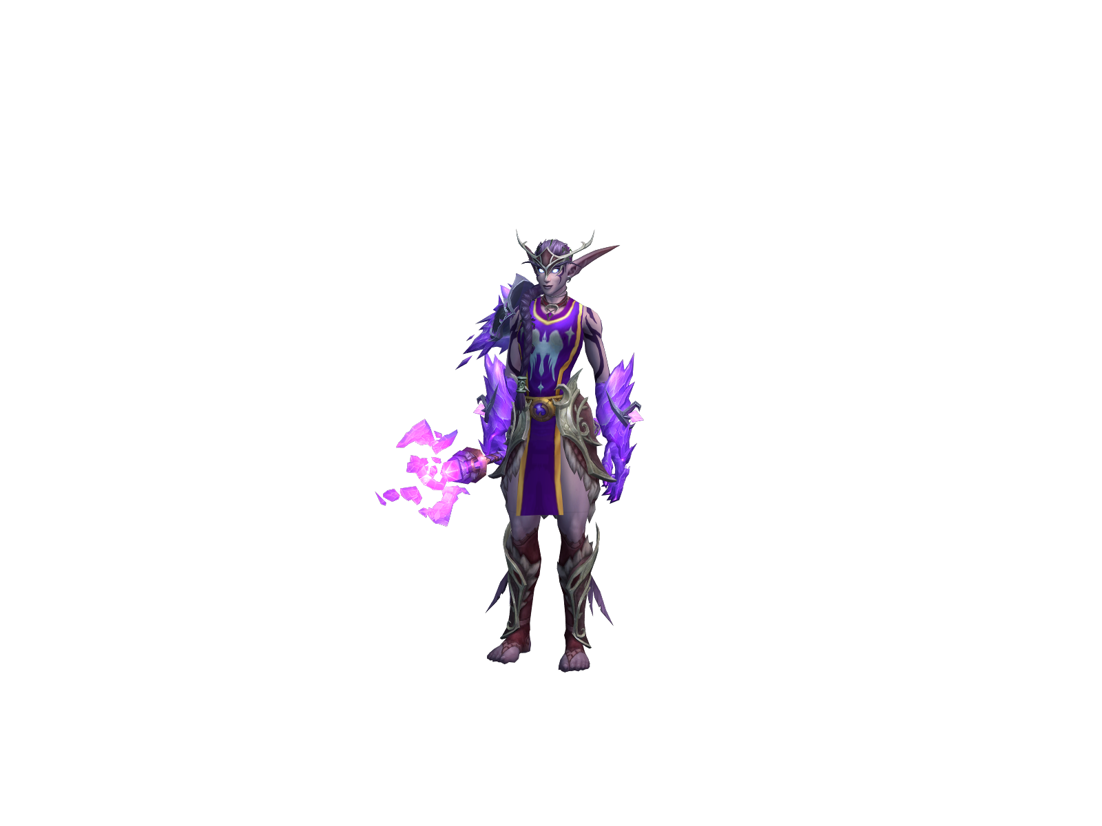 Elisandre 3D character render