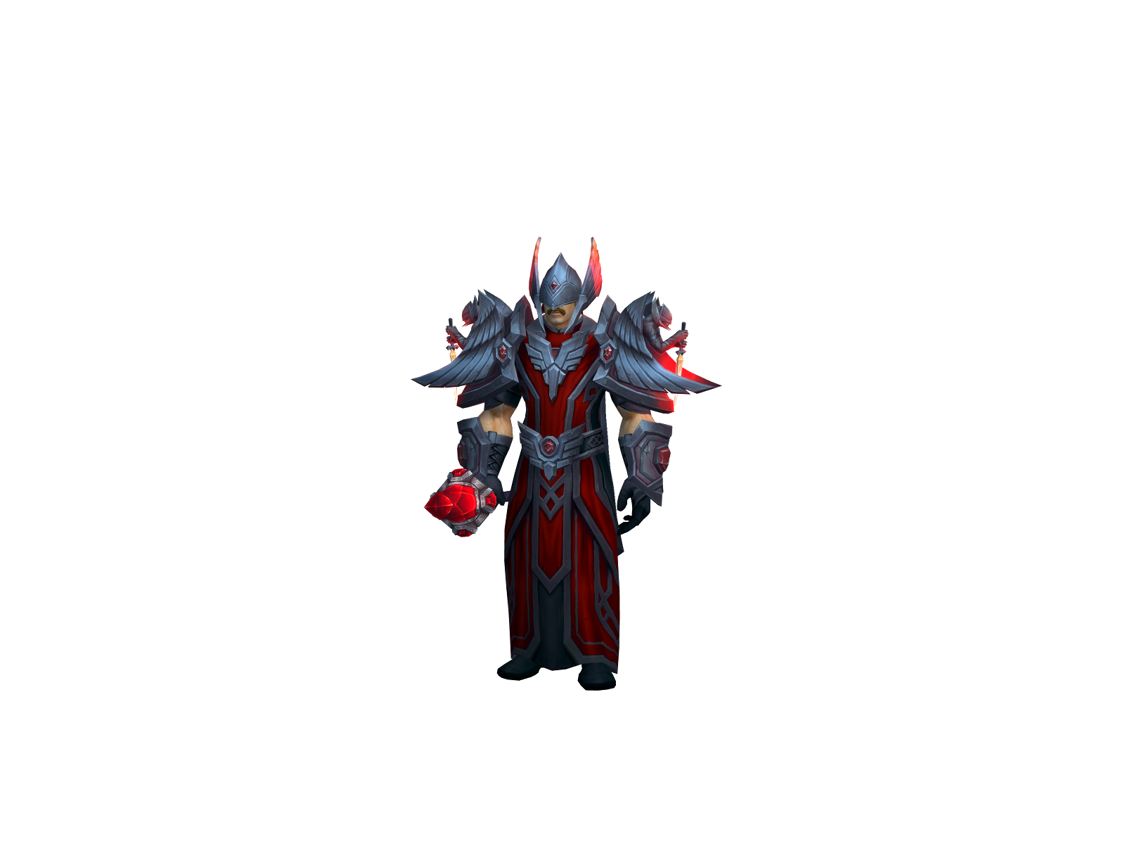 Shieldbot 3D character render