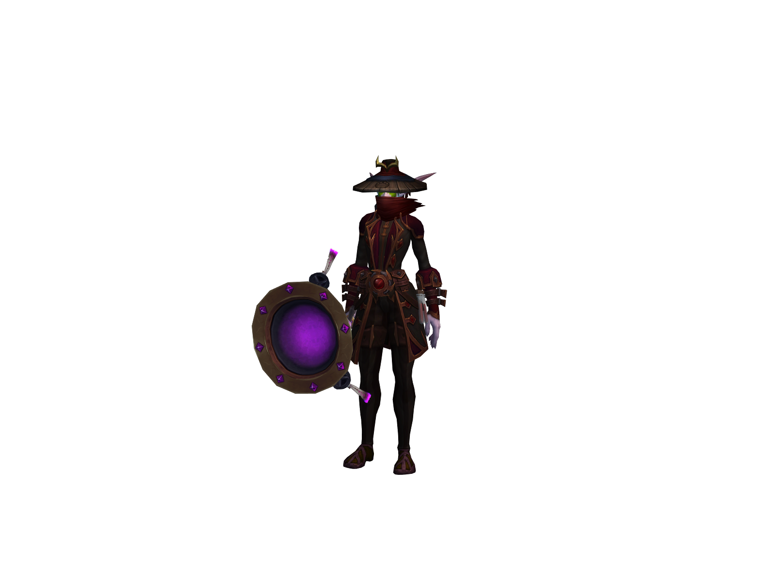 Reknine 3D character render
