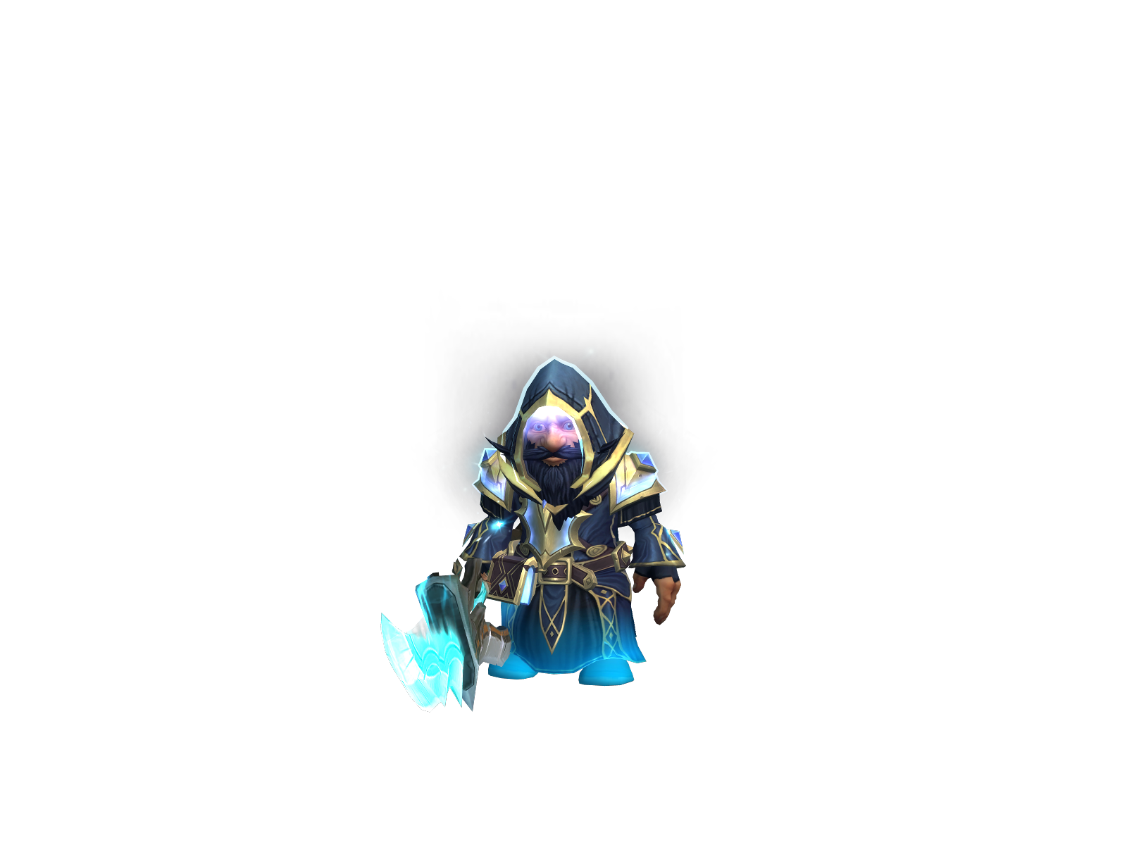 Blouswarrior 3D character render