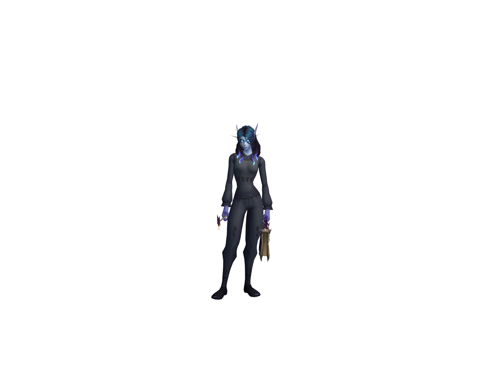 tricilla 3D character render