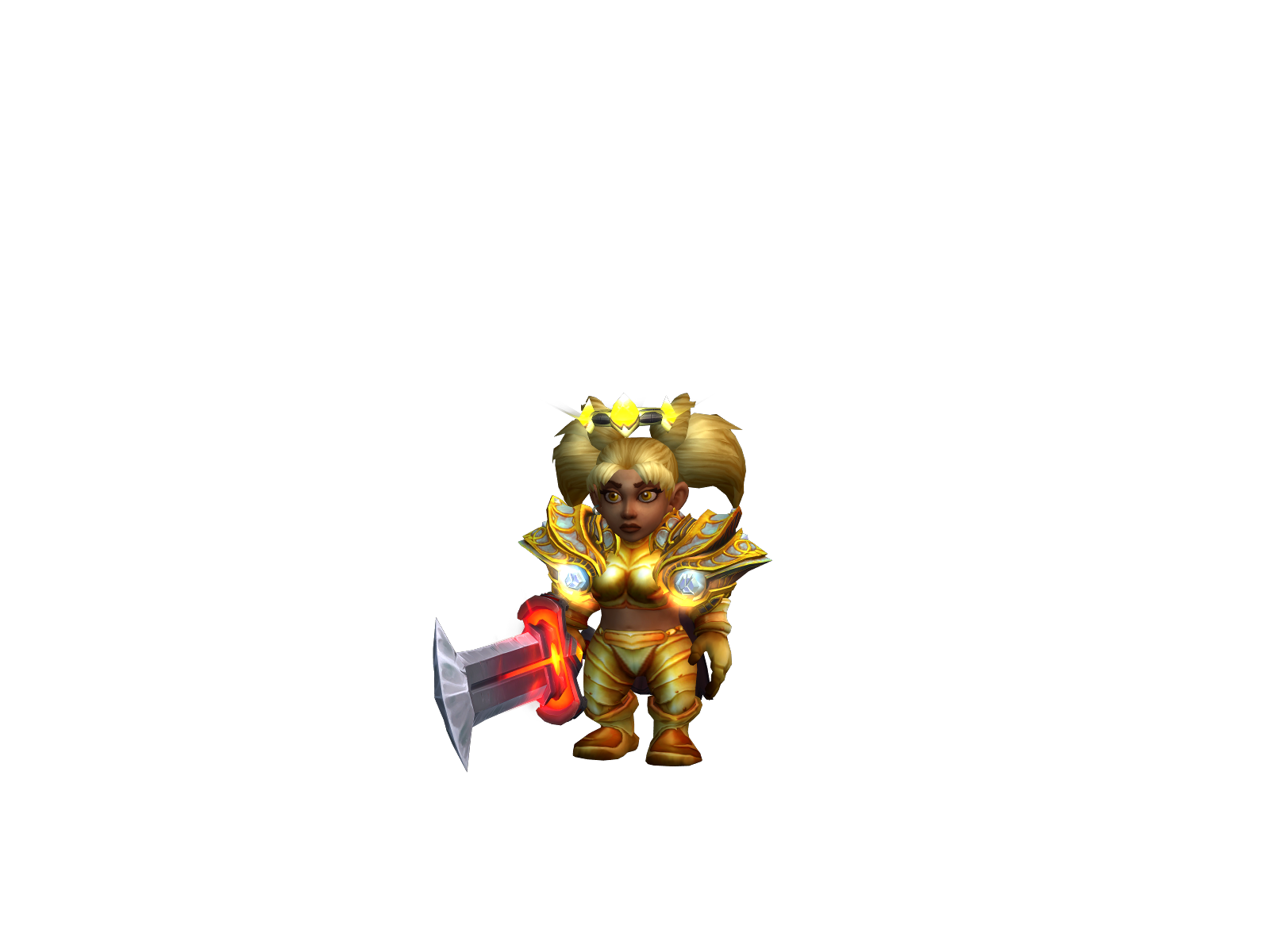 Illidiance 3D character render