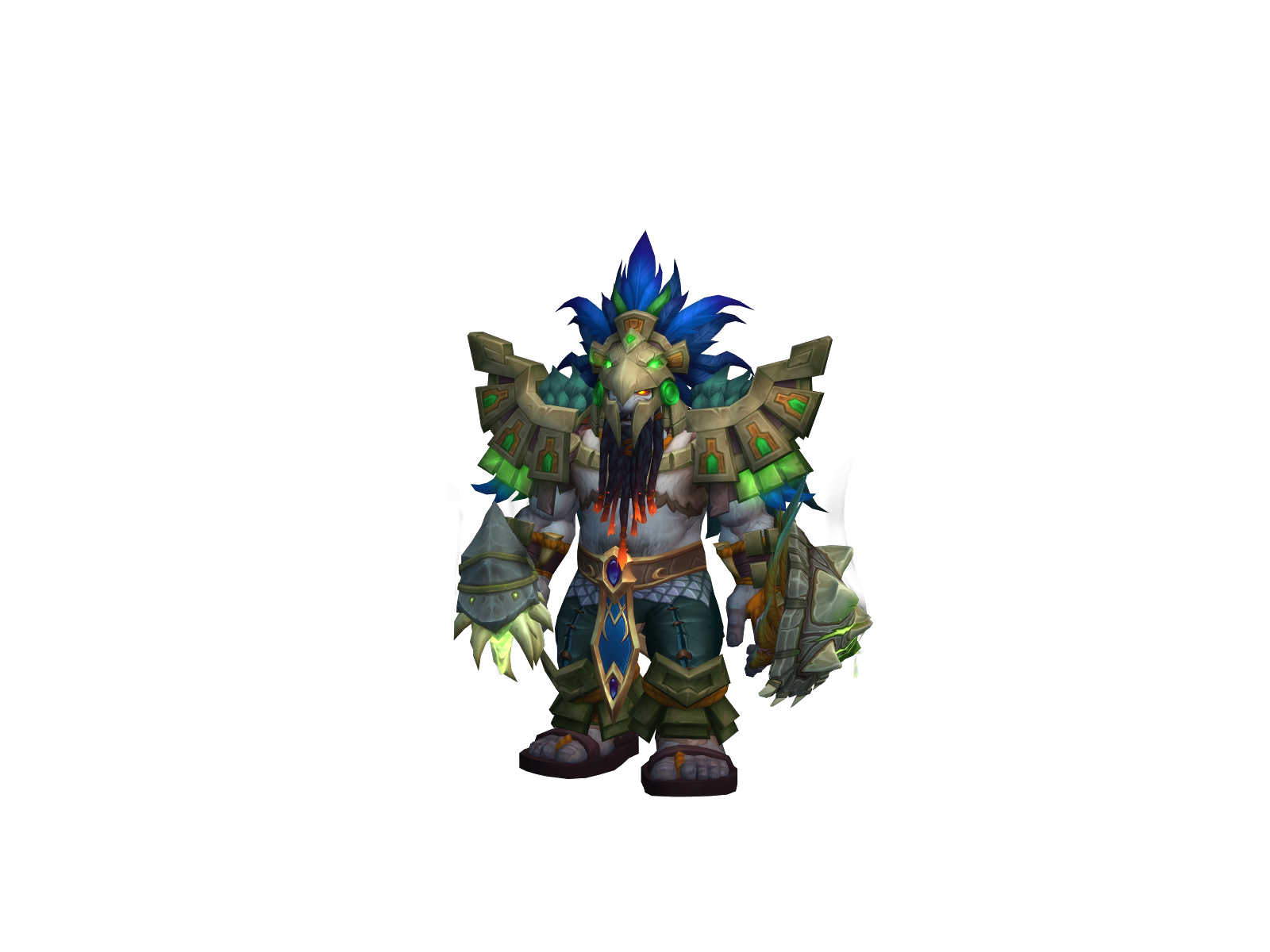 Totemsim 3D character render