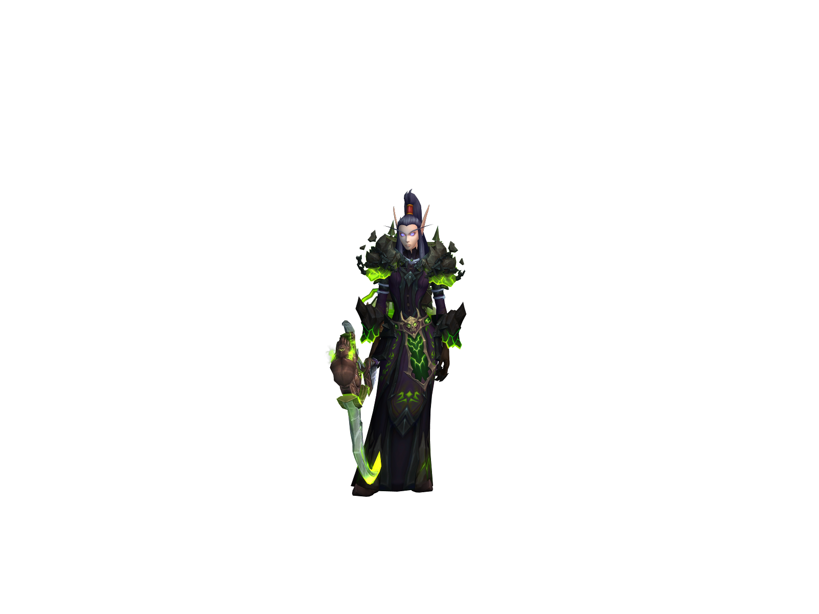 Evilia 3D character render