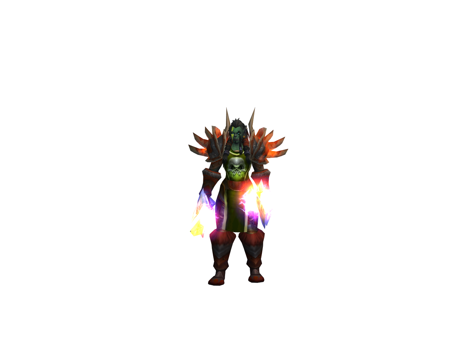 Rrawen 3D character render