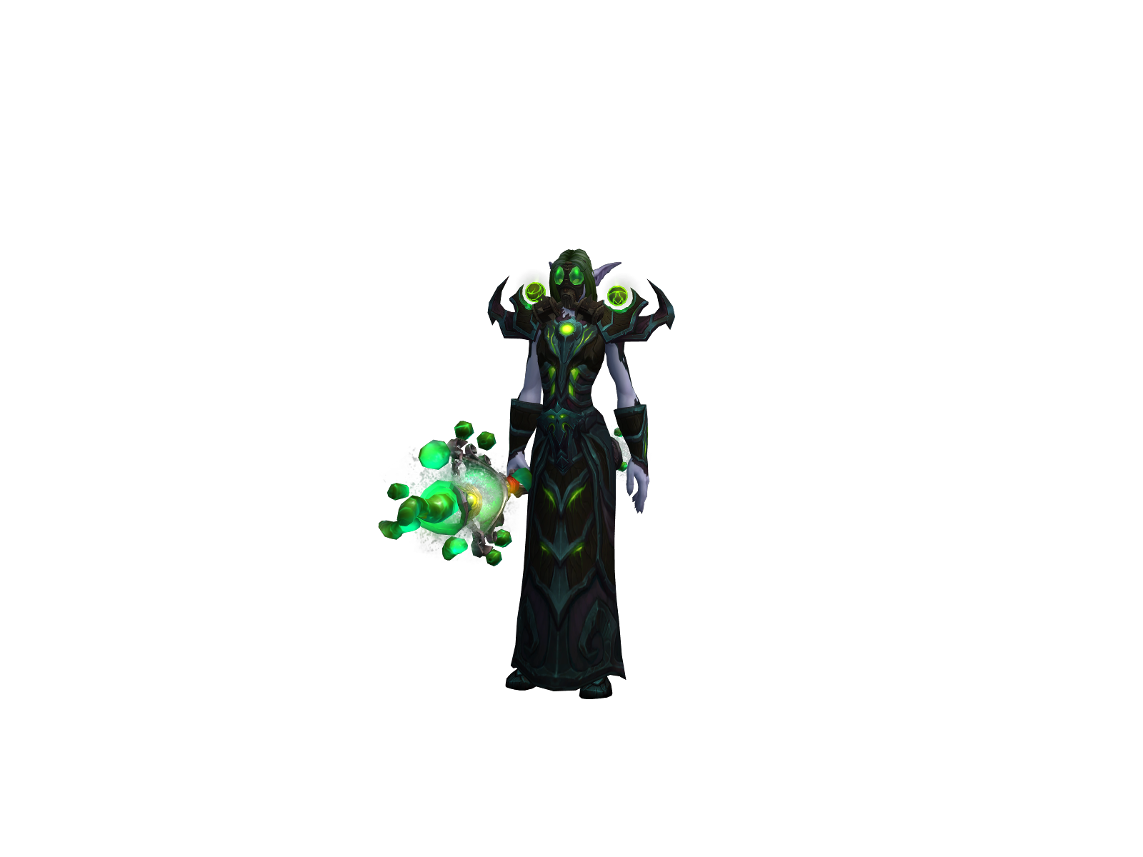 Lagged 3D character render