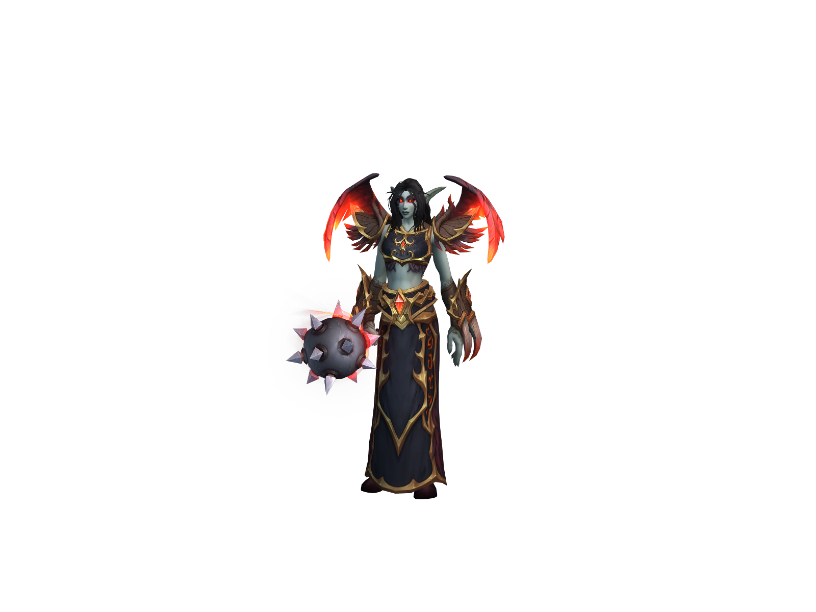 Birdcat 3D character render