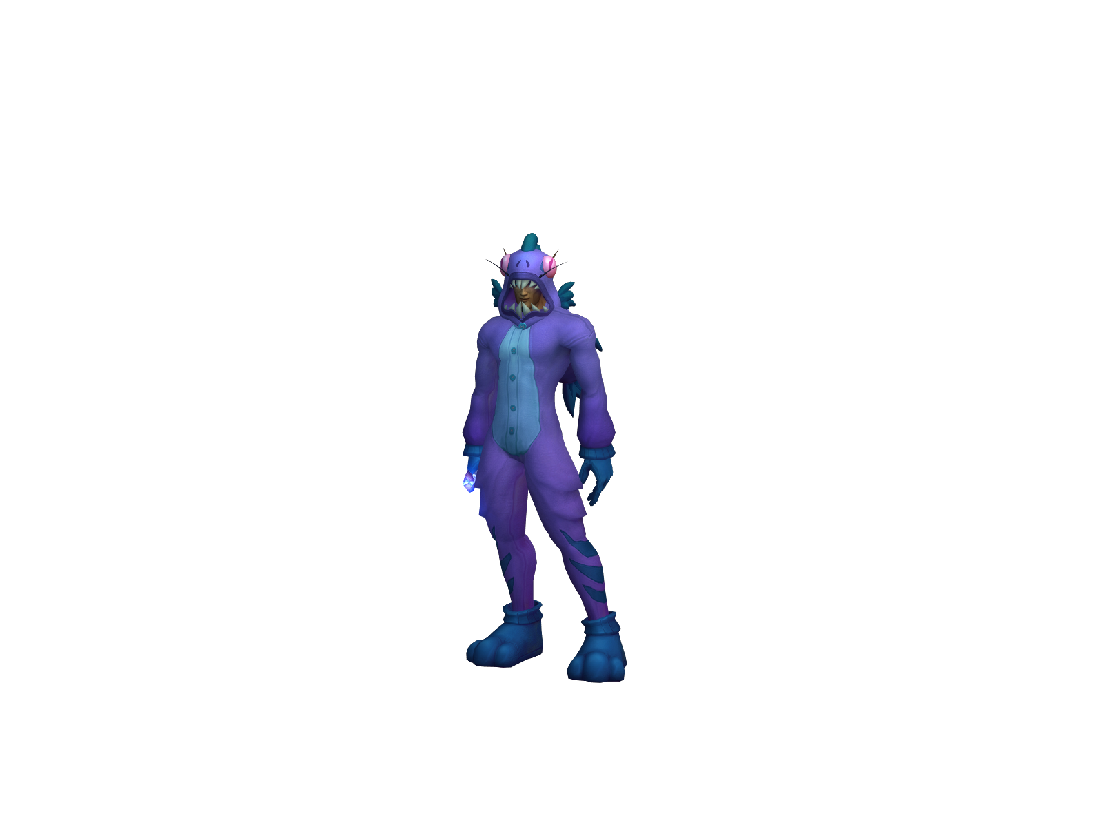 Negras 3D character render