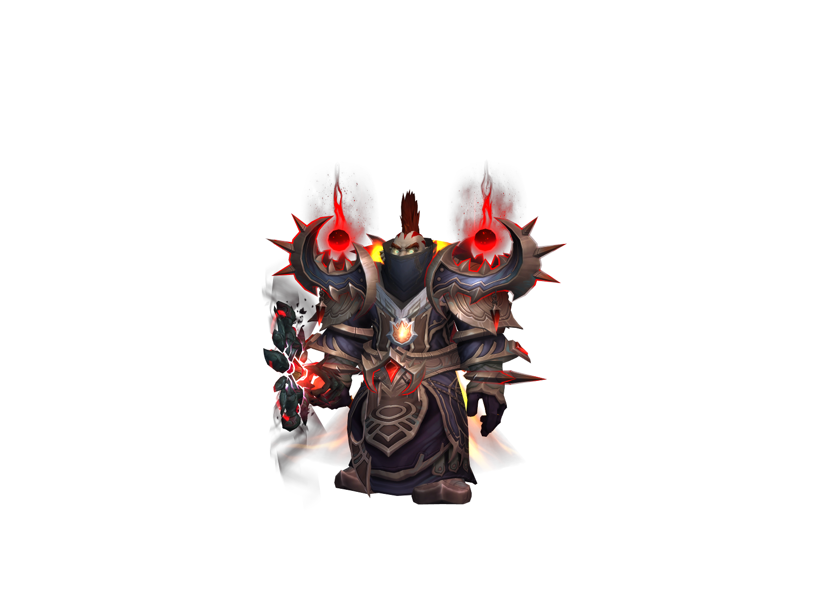 Darkmyke 3D character render