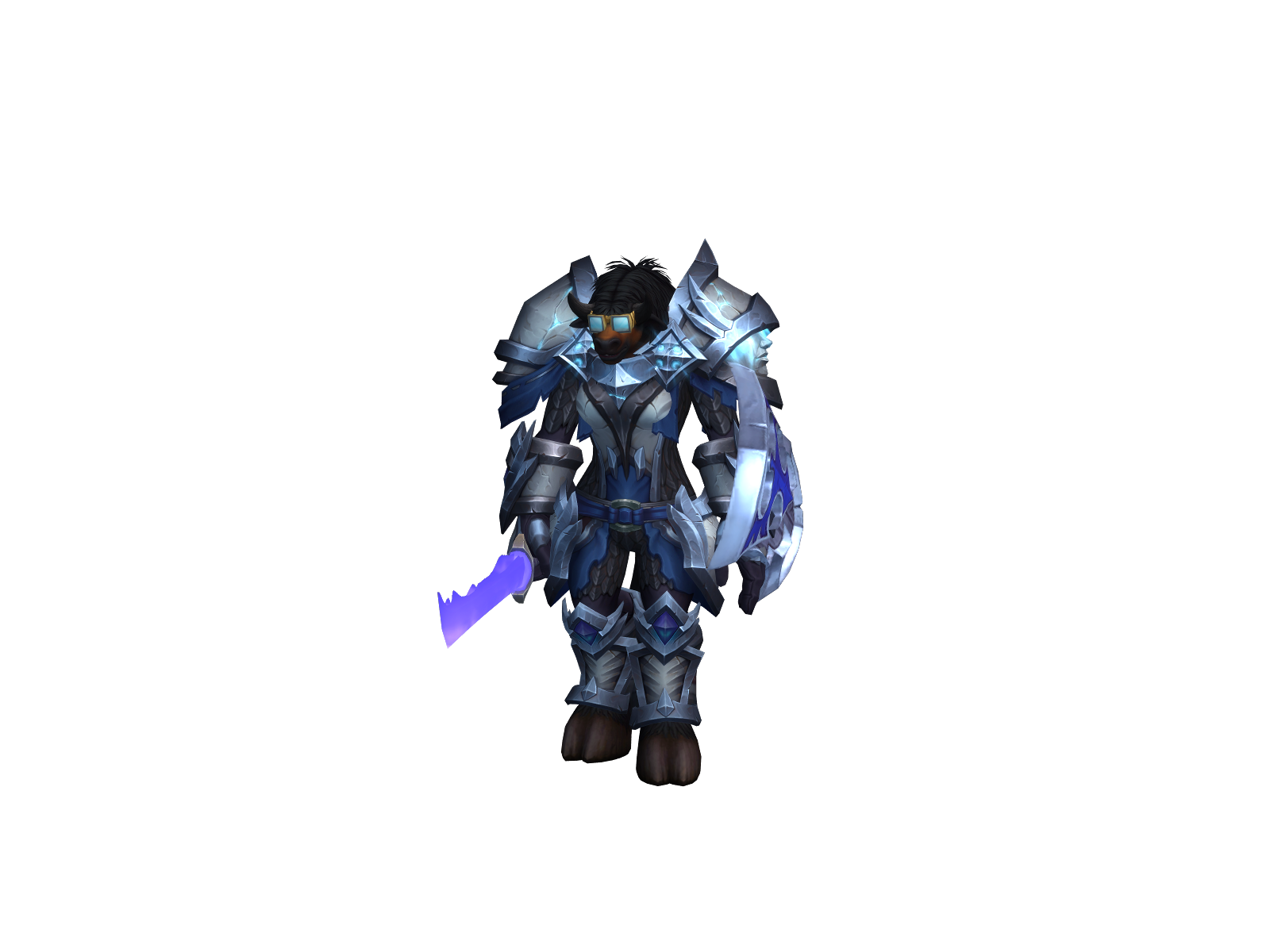 Cowlights 3D character render