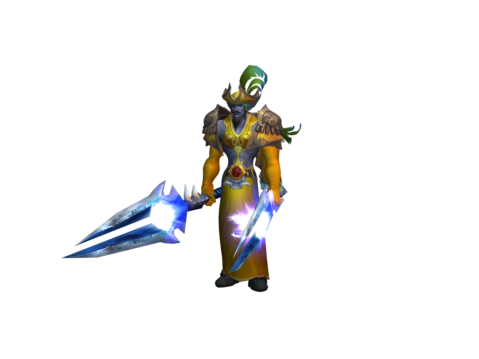 Maledvette 3D character render