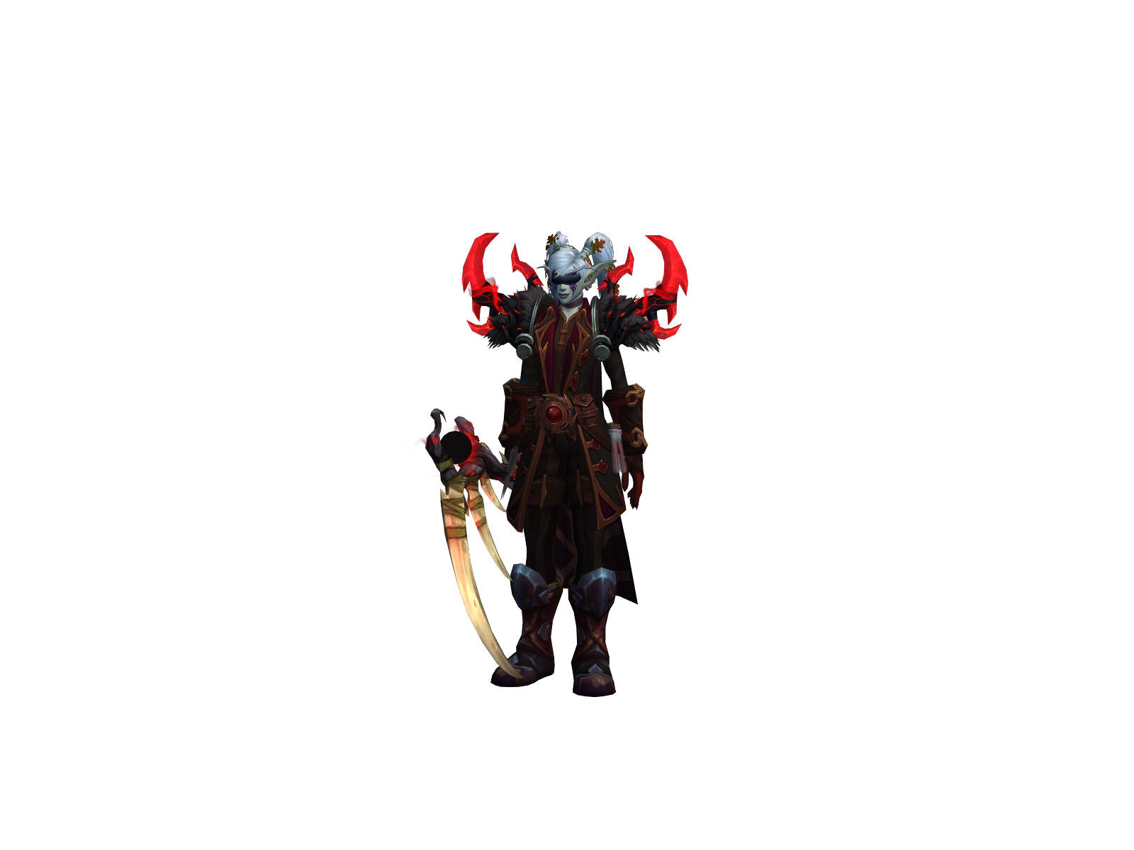 Buckyfang 3D character render