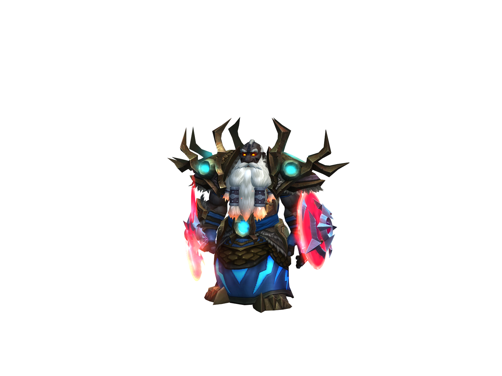 Grondax 3D character render