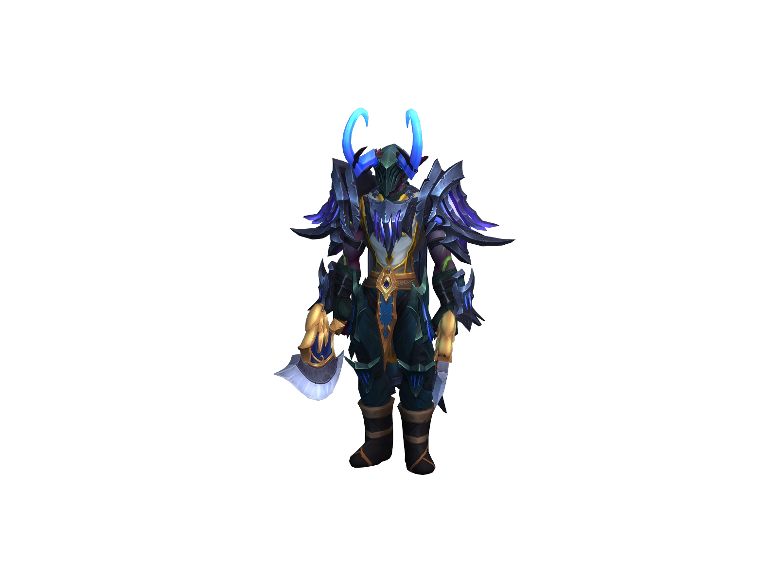 Blackshade 3D character render
