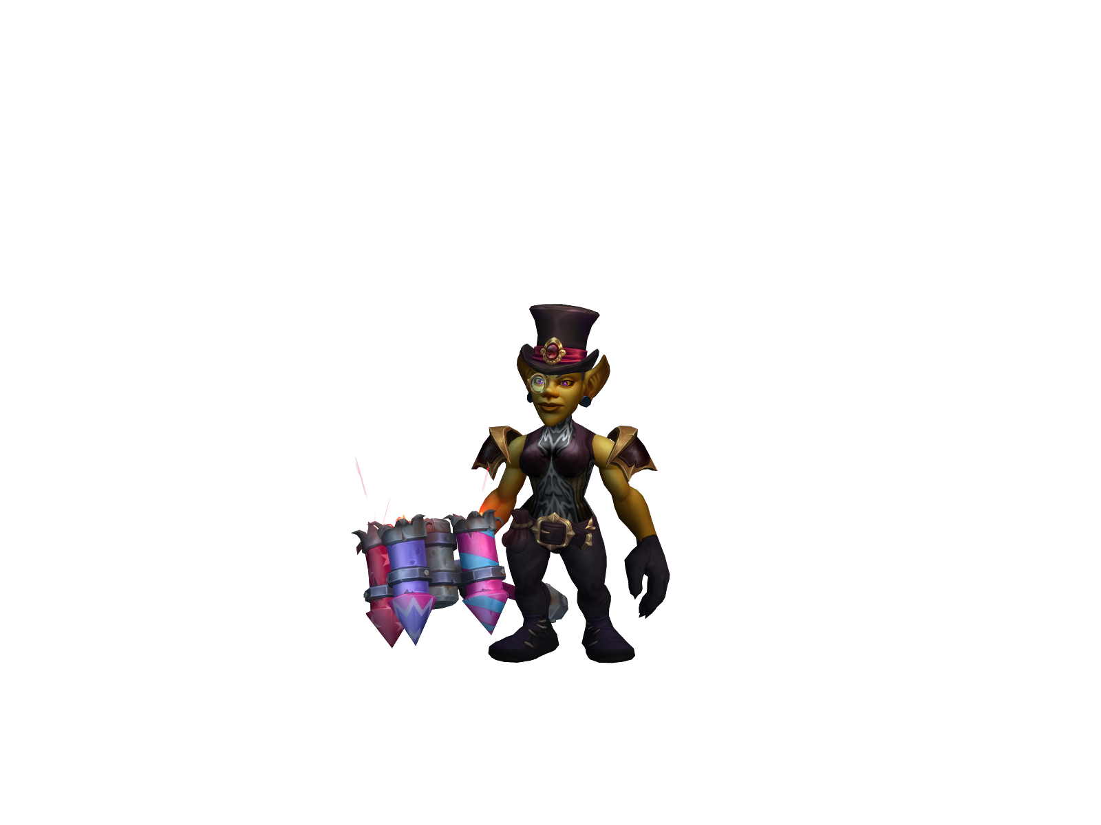 Tsourouflì 3D character render