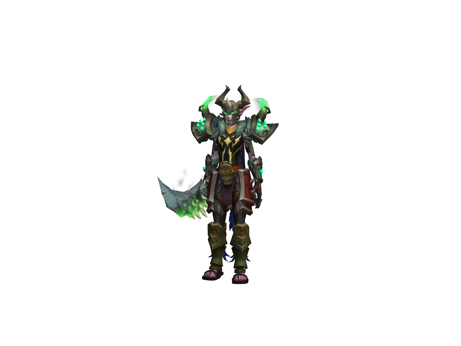 Rainbowarior 3D character render