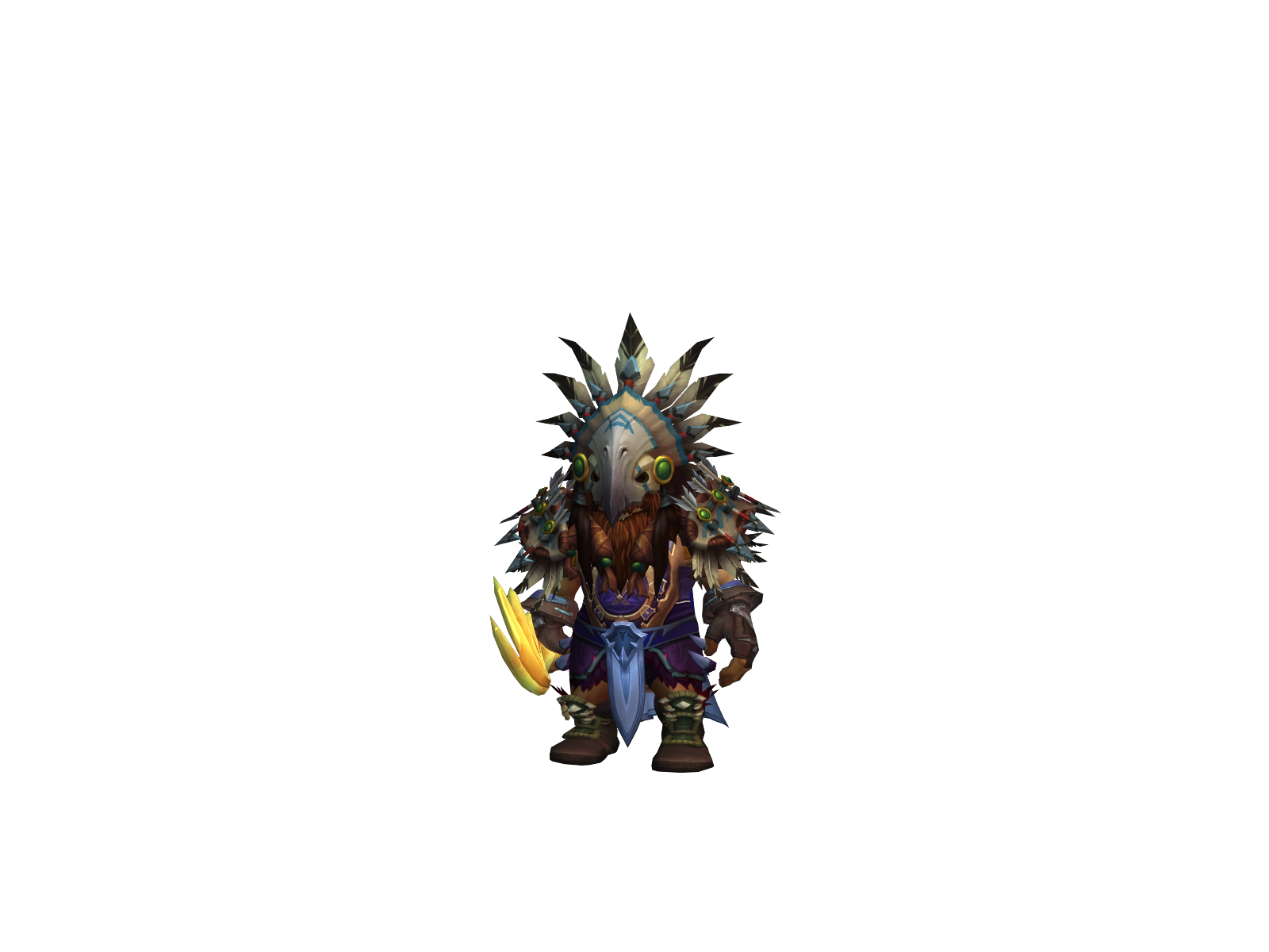 Emuu 3D character render