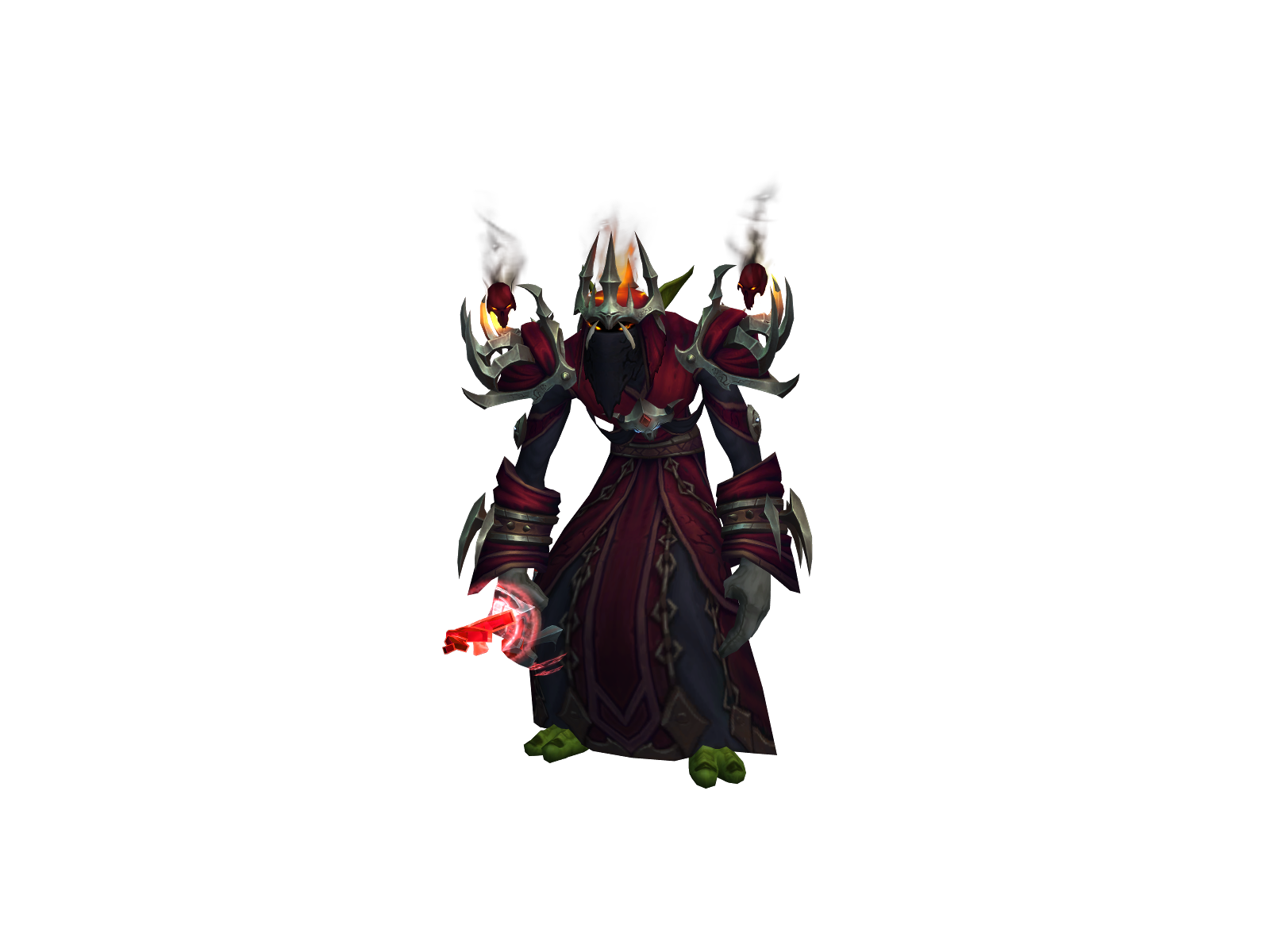 Tulbur 3D character render