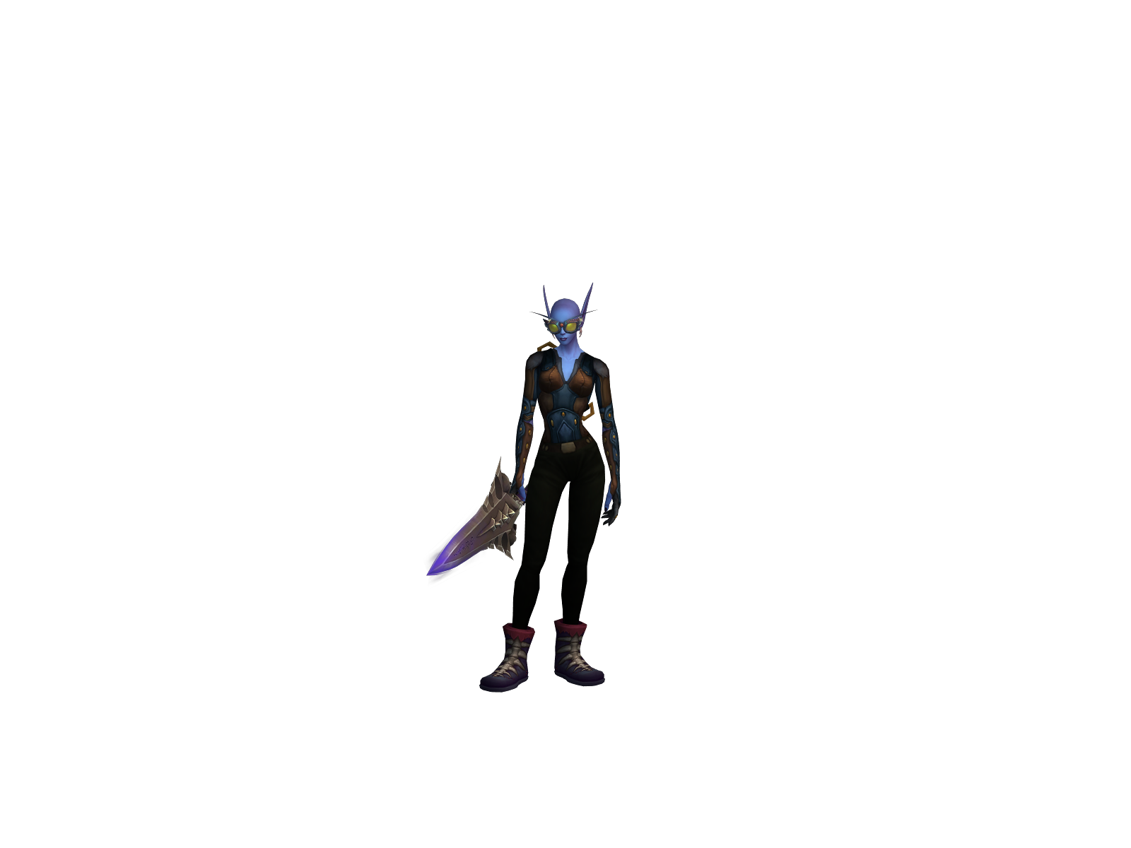 Zelir 3D character render