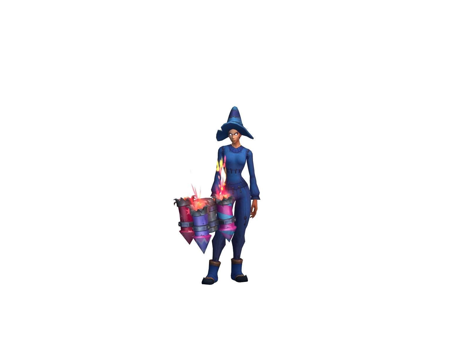 Reverb 3D character render