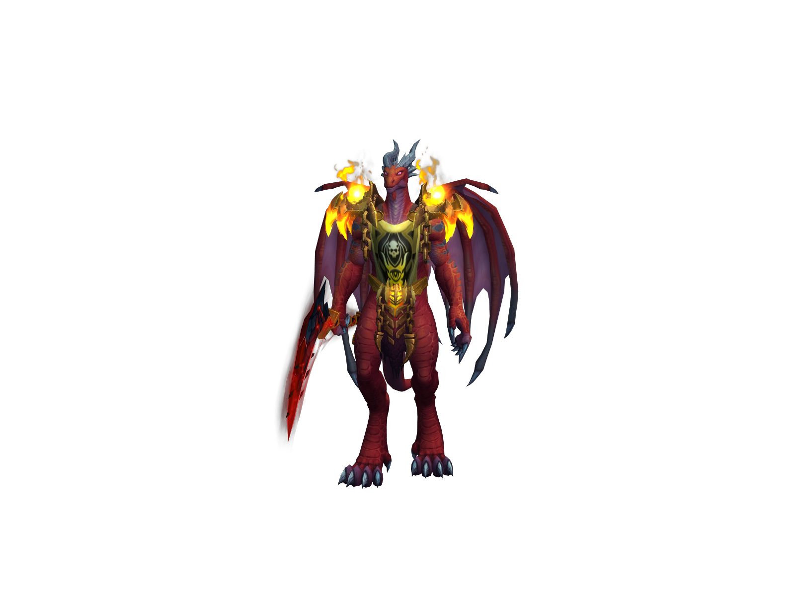 Mazzdrake 3D character render