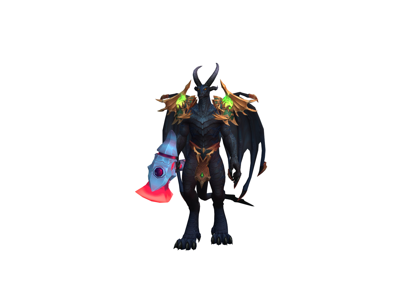 Grondaxx 3D character render