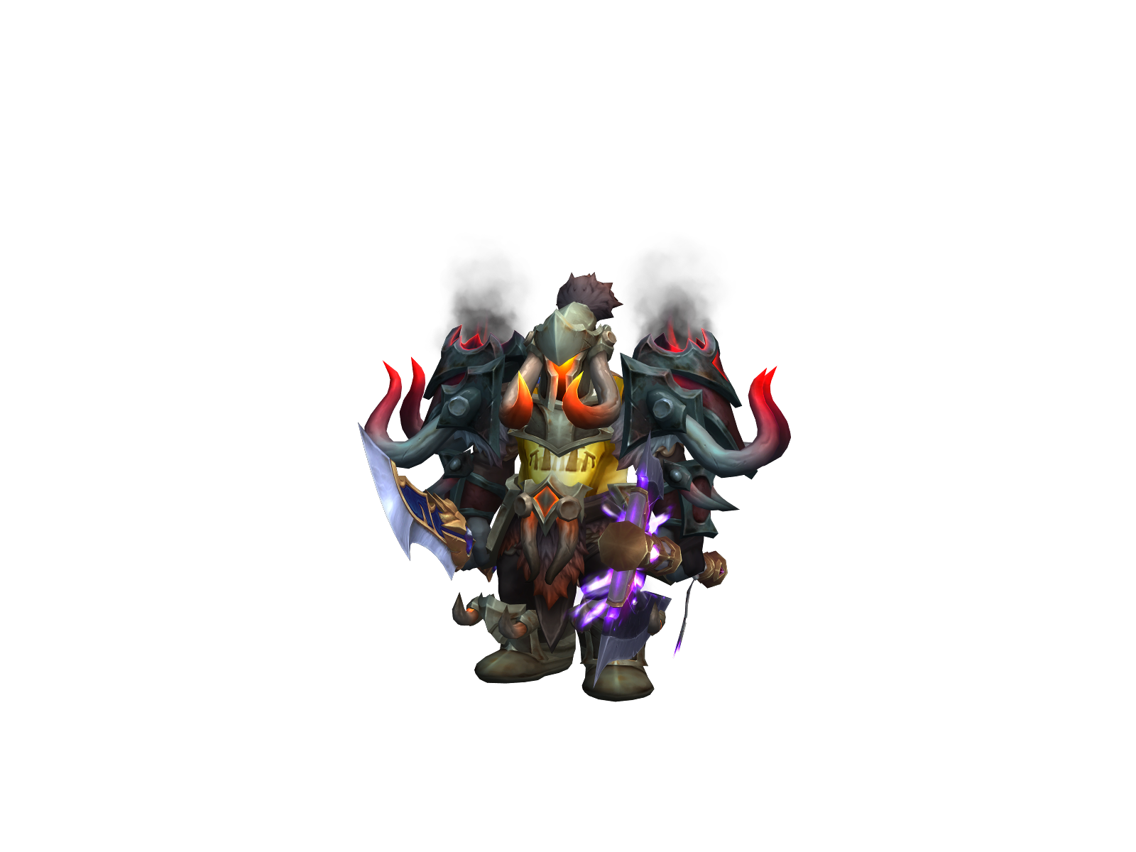 Gomblan 3D character render