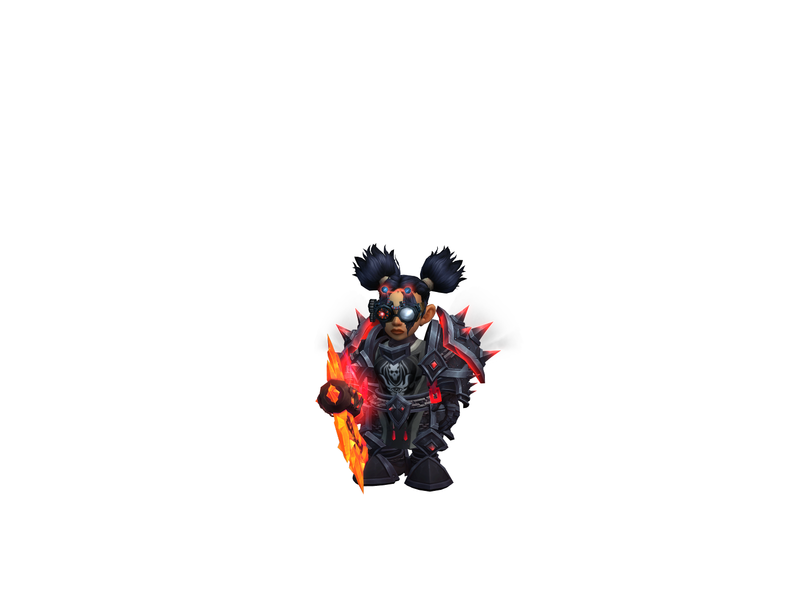 Blackwísh 3D character render