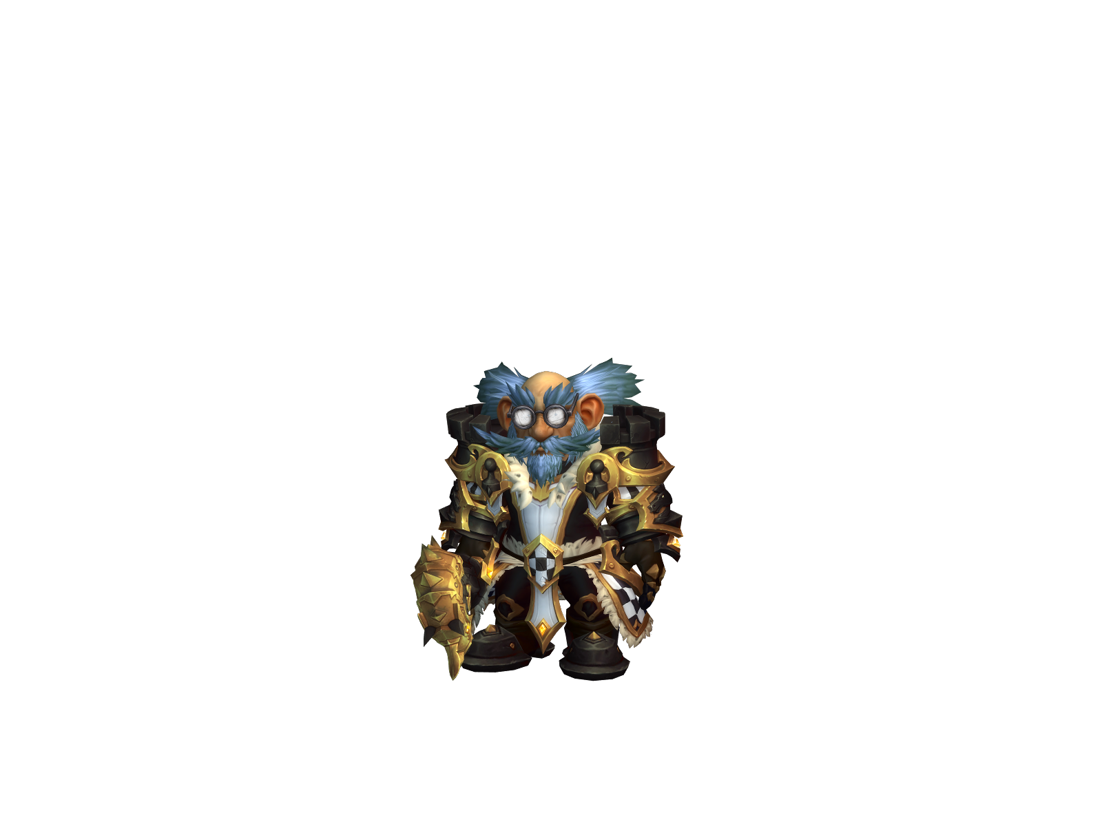 Galf 3D character render